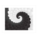 Mono Chrome Spiral Pattern  (Print Only) thumbnail