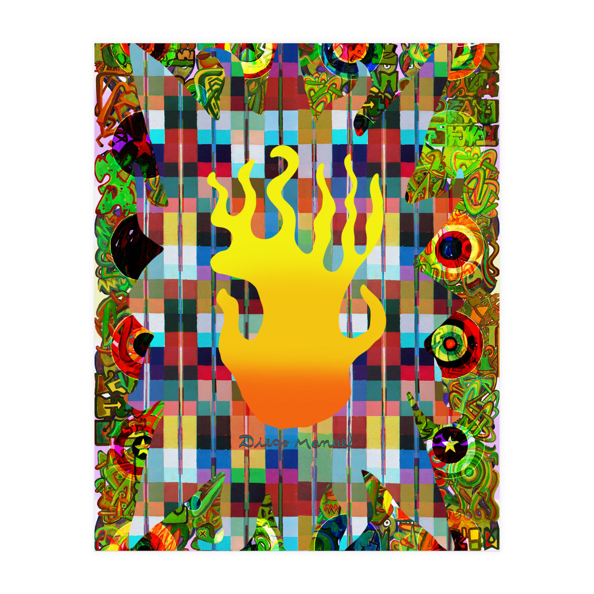 Fuego Y Graffiti 1 (Print Only)