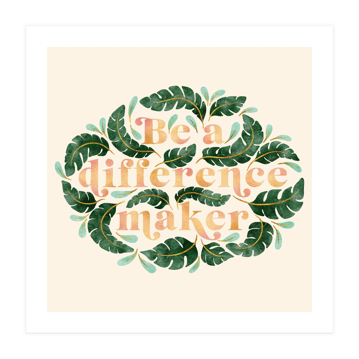 Be A Difference Maker (Print Only)