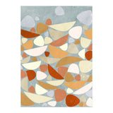 Sea Bed Orange Abstract (Print Only) thumbnail