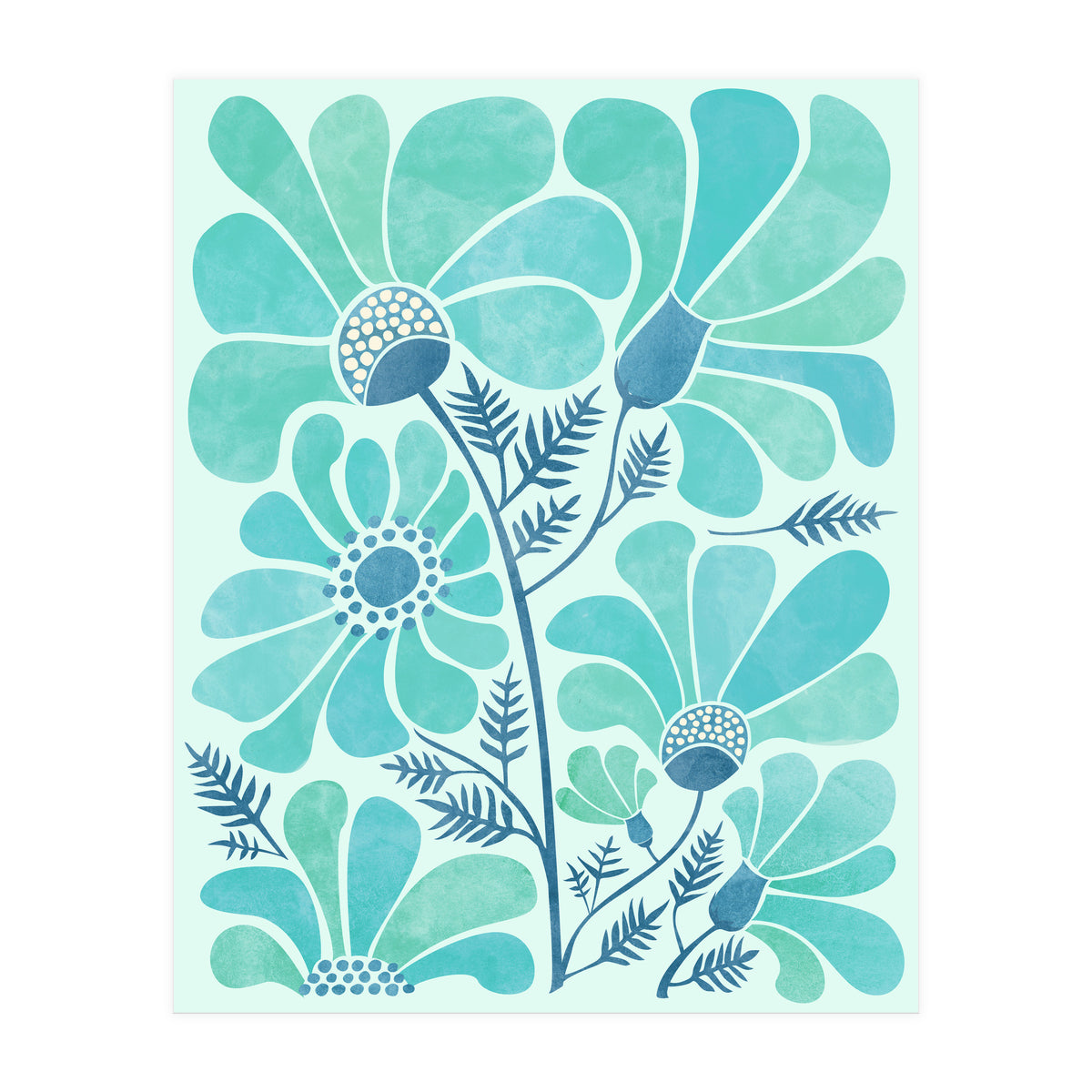 Himalayan Blue Poppies (Print Only)
