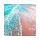Sea Blue And Rose Gold (Print Only) thumbnail