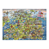 Illustrated Map Of The United Kingdom (Print Only) thumbnail
