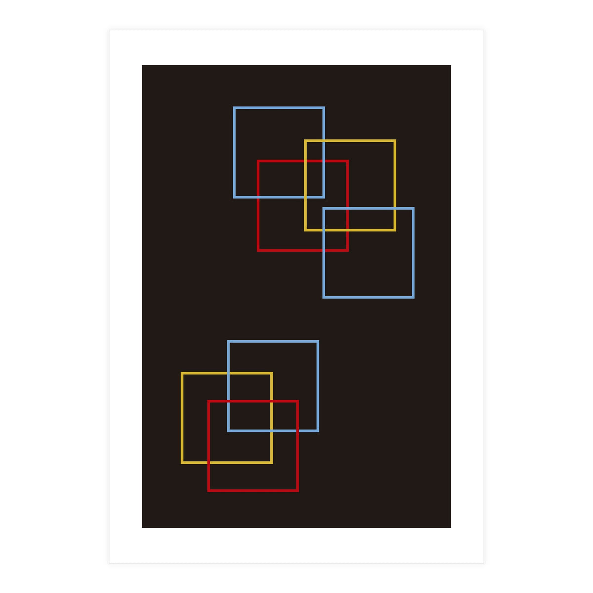 Geometric Minimalist Abstract Modern 4 (Print Only)