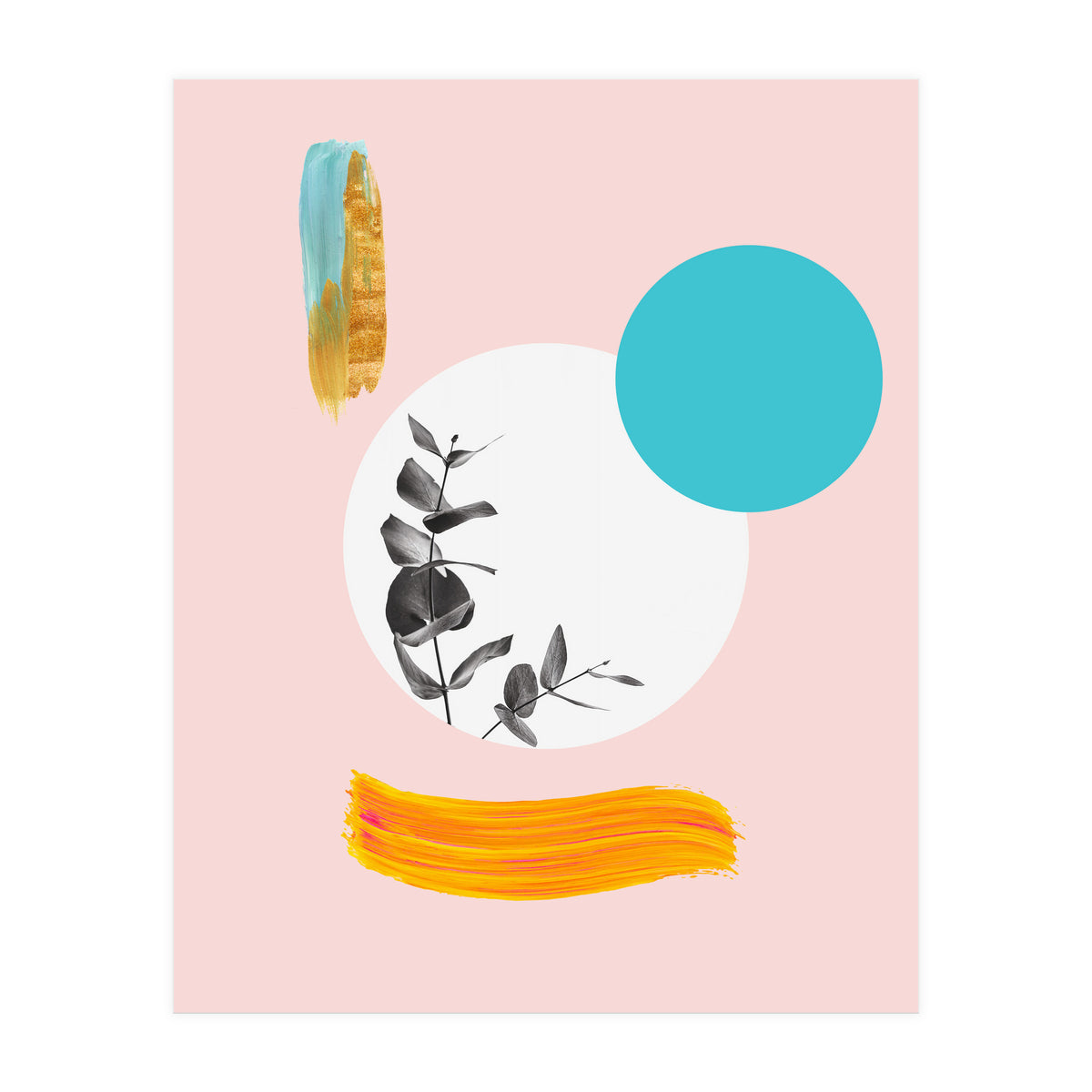 Modern Abstract Leaves (Print Only)