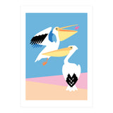 Pastel Pelicans (Print Only) thumbnail