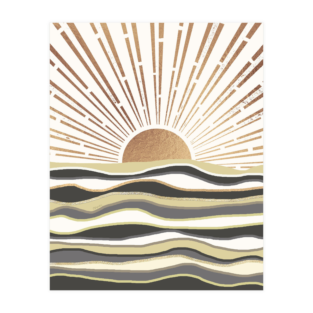 Sun Breeze-Vanilla shade (Print Only)