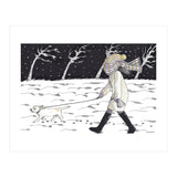 Bitter Cold Night Stroll (Print Only) thumbnail