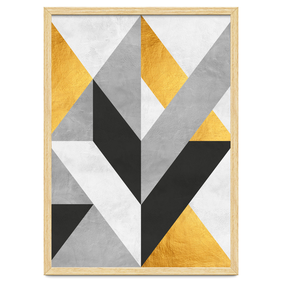 Gray and Gold Composition III