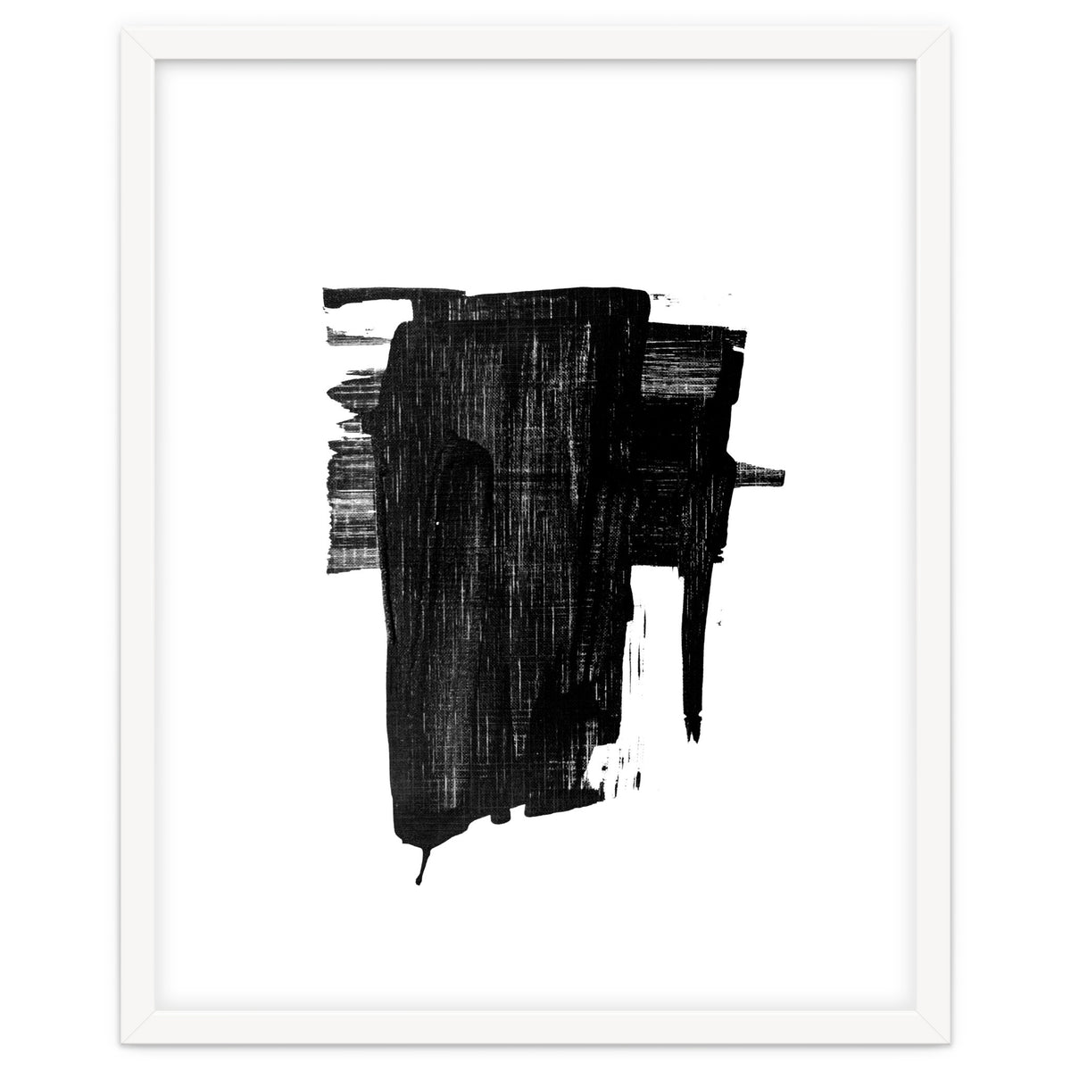 Minimalist Textured Brushstroke Art #2