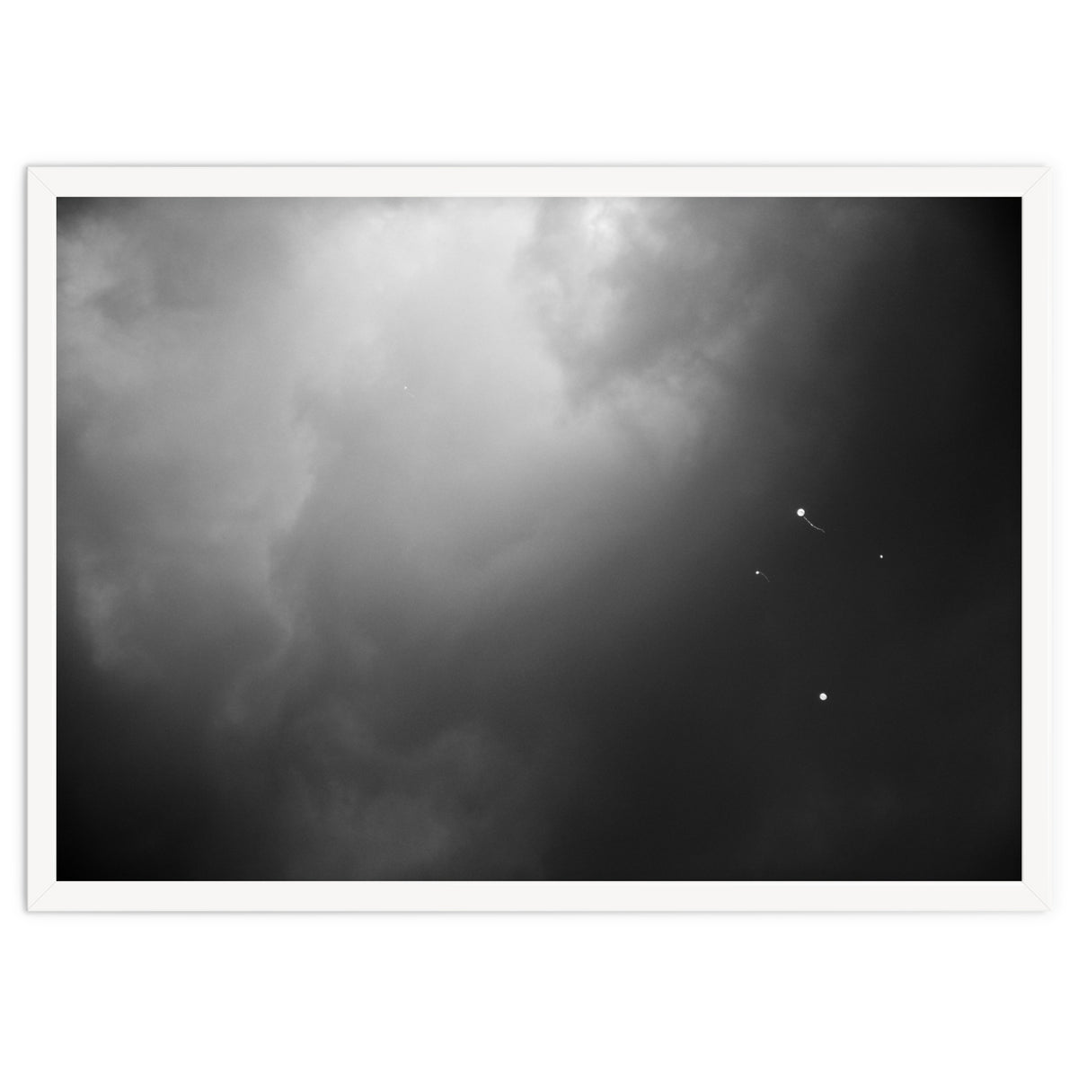 Four balloons and another one