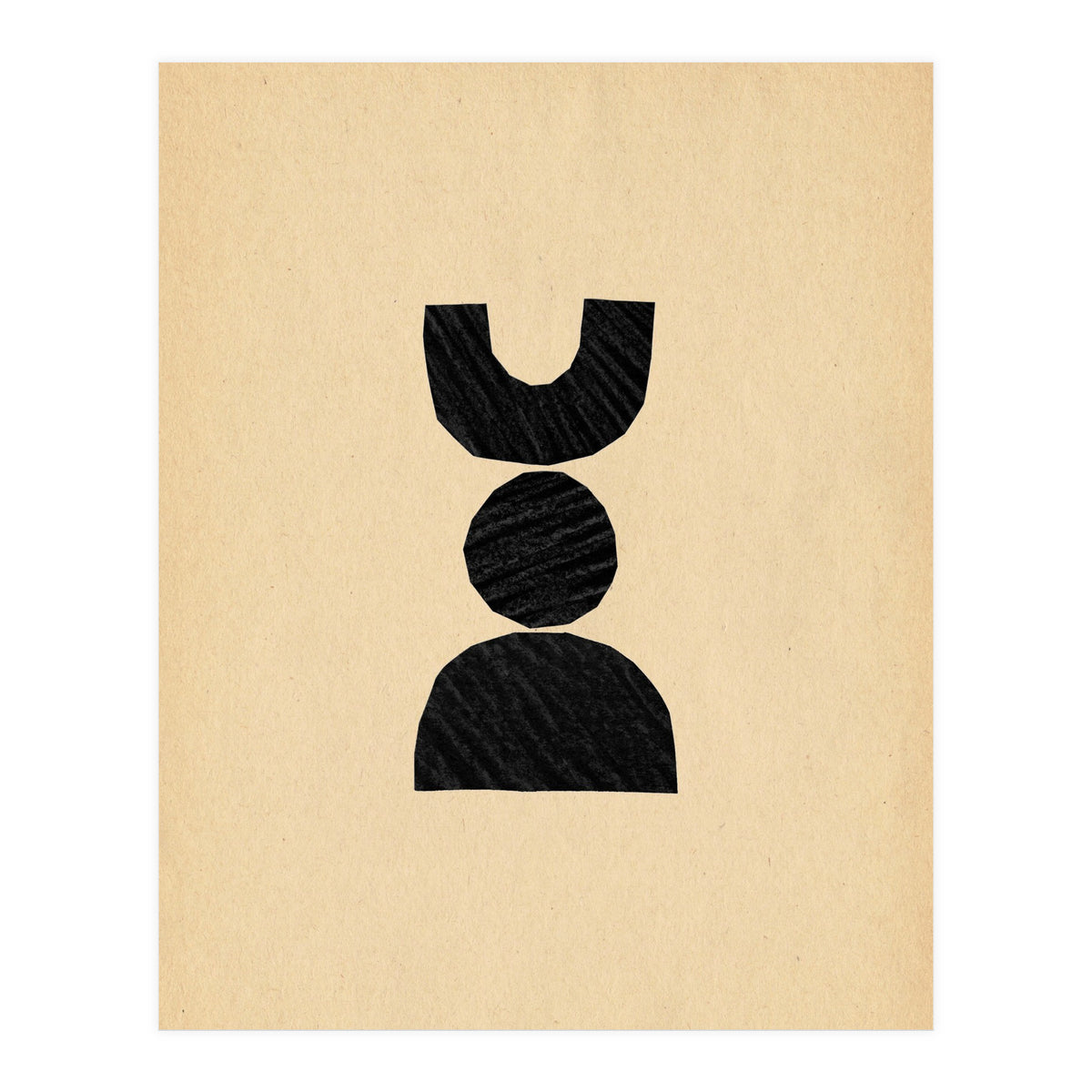 Abstract balancing shapes (Print Only)