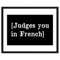 Judges You In French