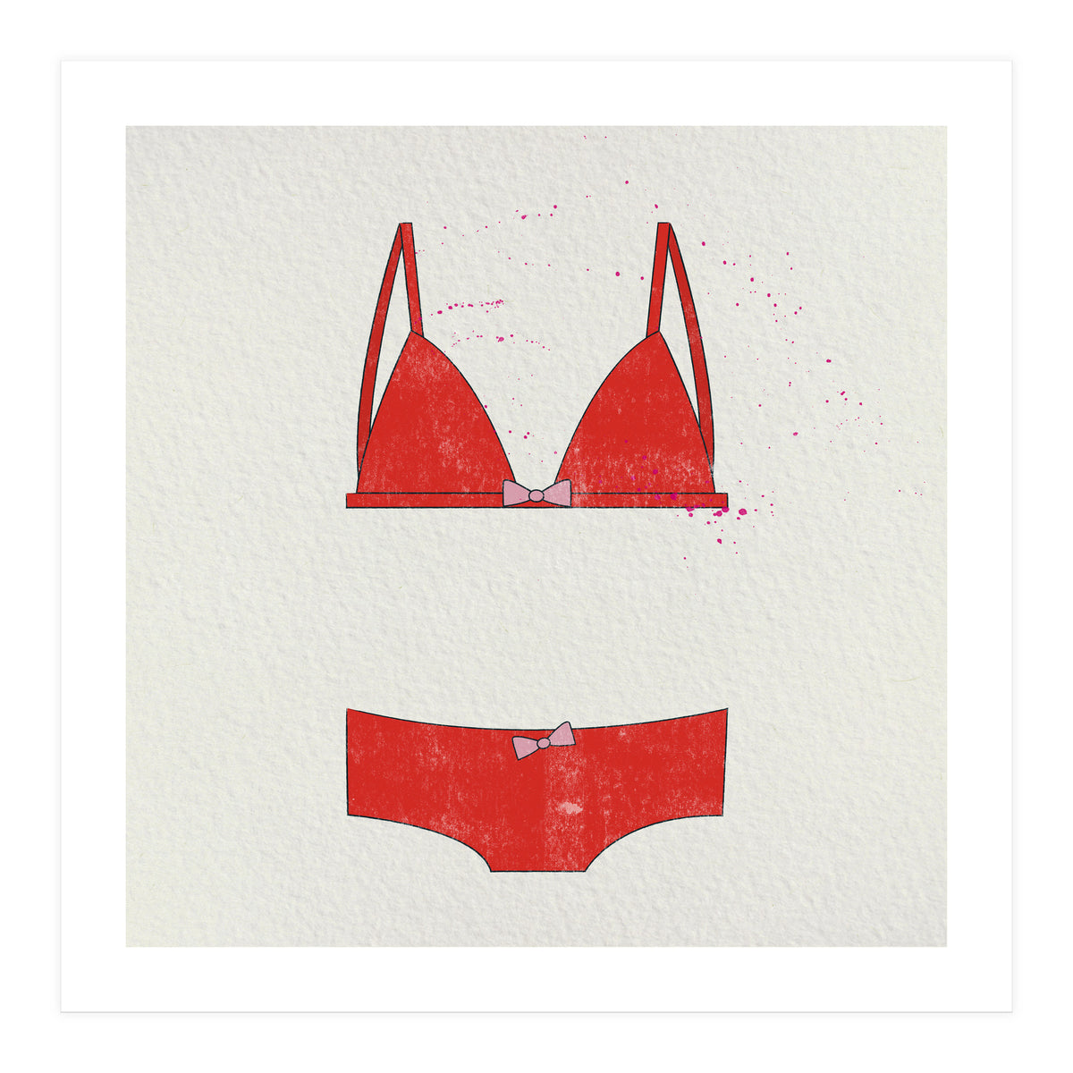 Bra and panties (Print Only)