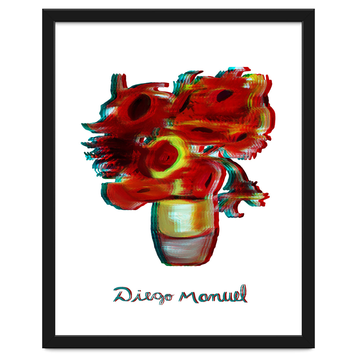 Florero Fondo Blanco