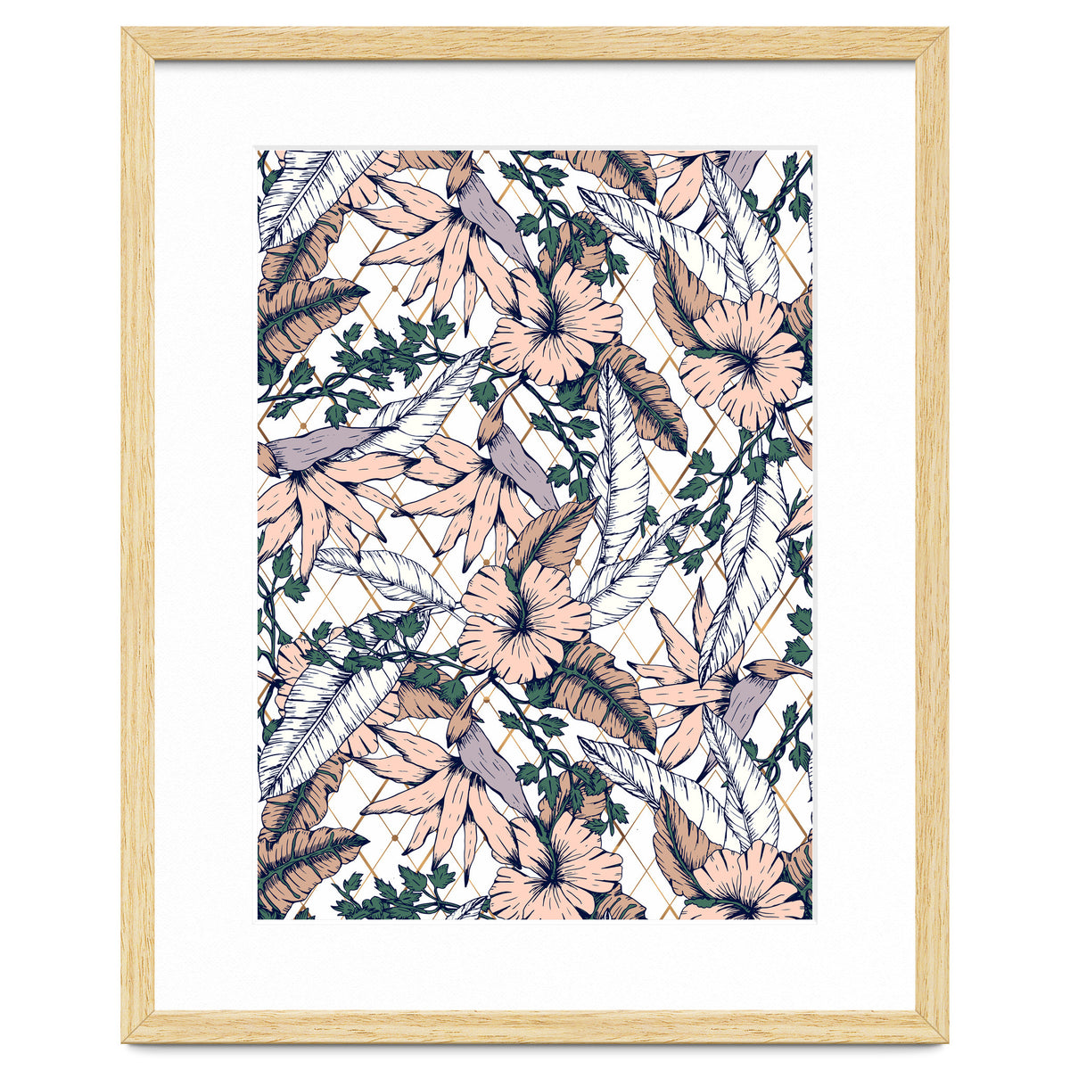 Exotic flowering and pattern geometric