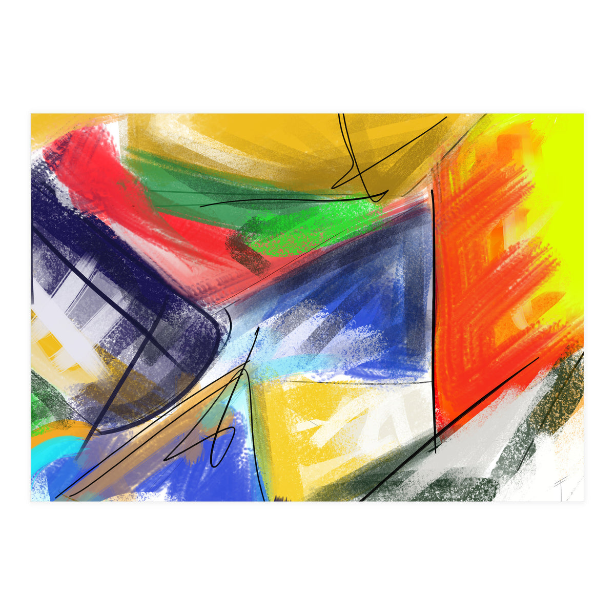 Colored Brushes (Print Only)