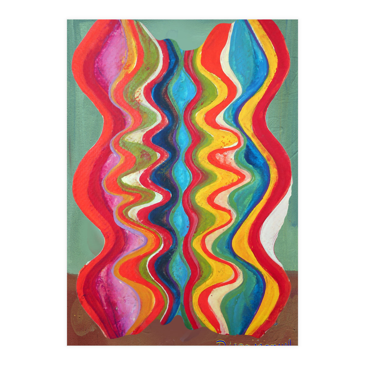 Pop Abstract Asimetrico A8 (Print Only)