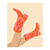Cowgirl Boots Risography (Print Only) thumbnail
