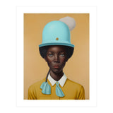 Girl in Hat Portrait Painting (Print Only) thumbnail