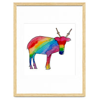 Rainbow reindeer