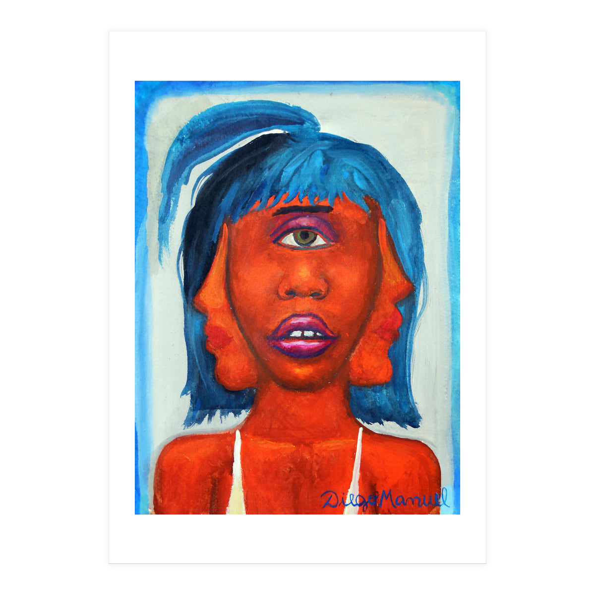 Cabeza De Mujer 8 (Print Only)