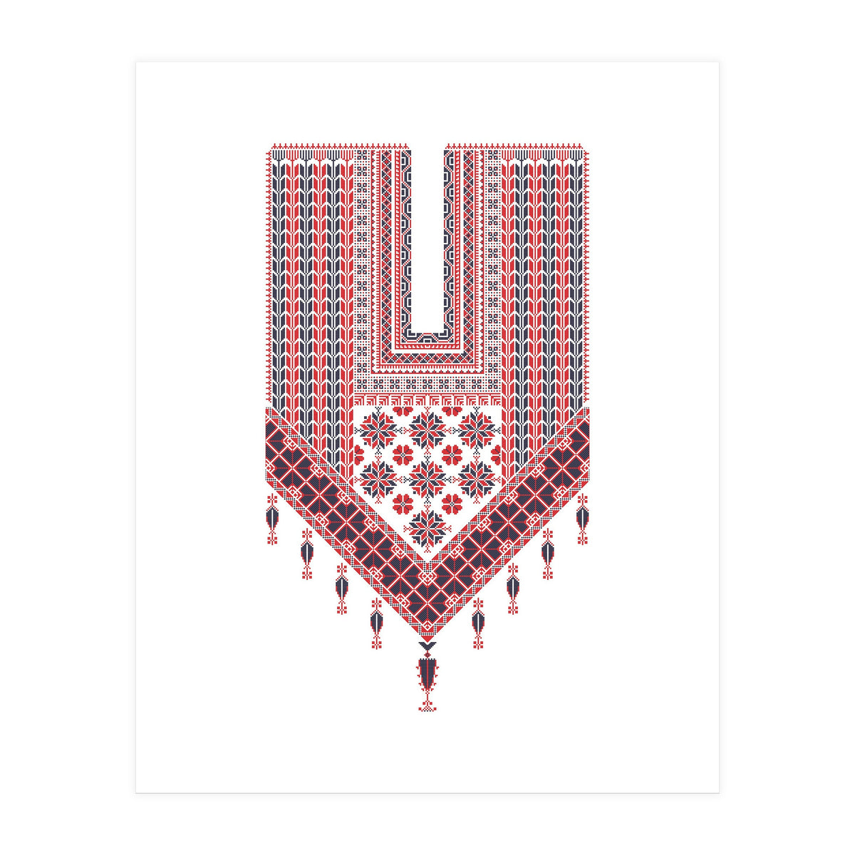 Tatreez Ornament 12 (Print Only)