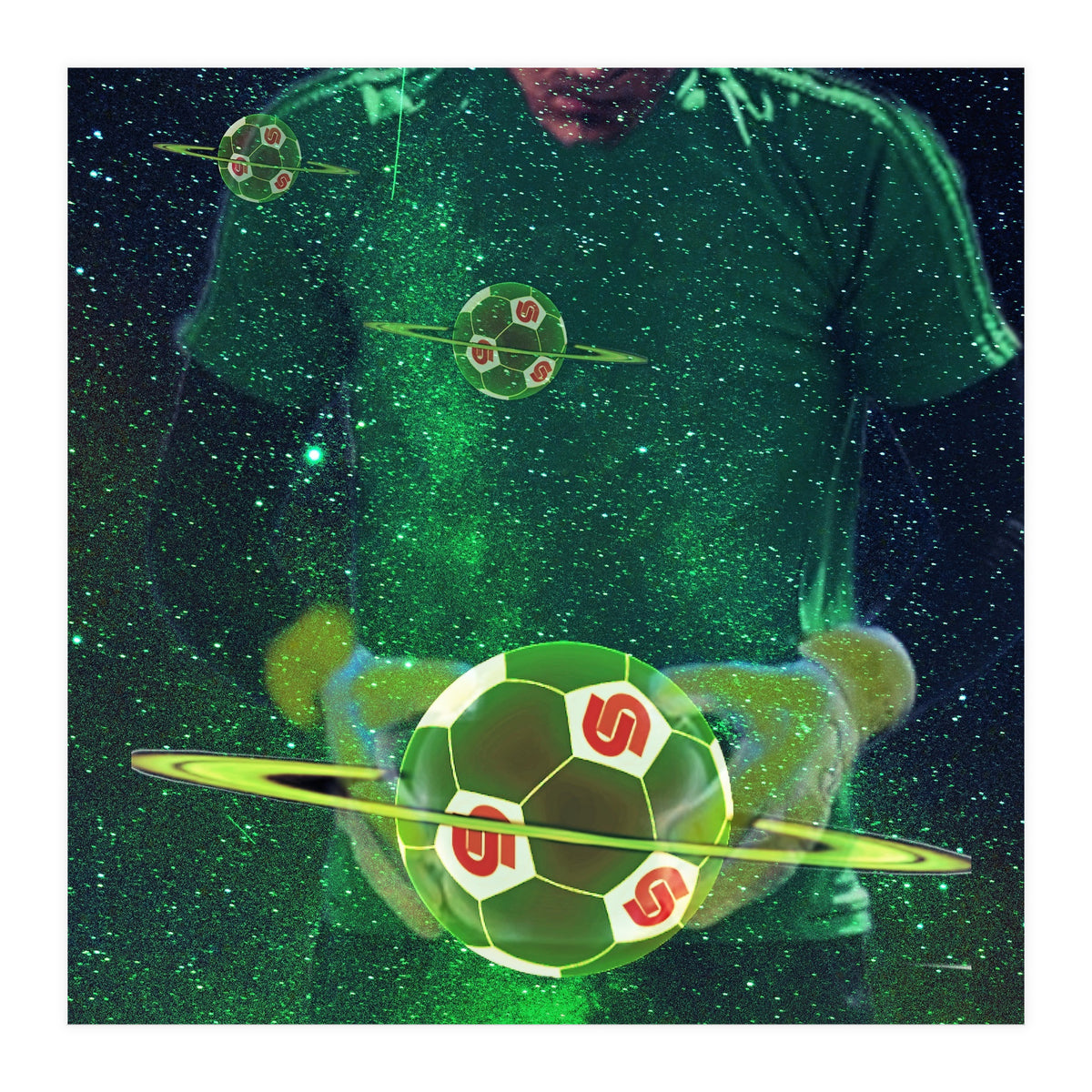 Football fans glimps of heaven. (Print Only)