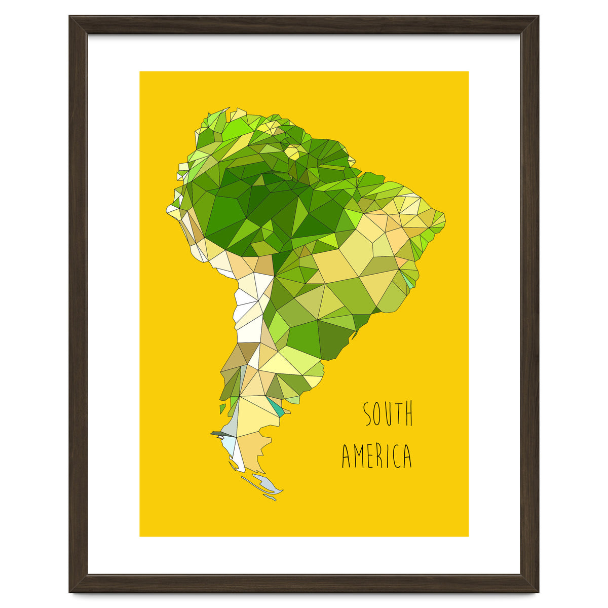 SOUTH AMERICA – Yellow