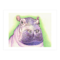 Purple Hippo (Print Only)
