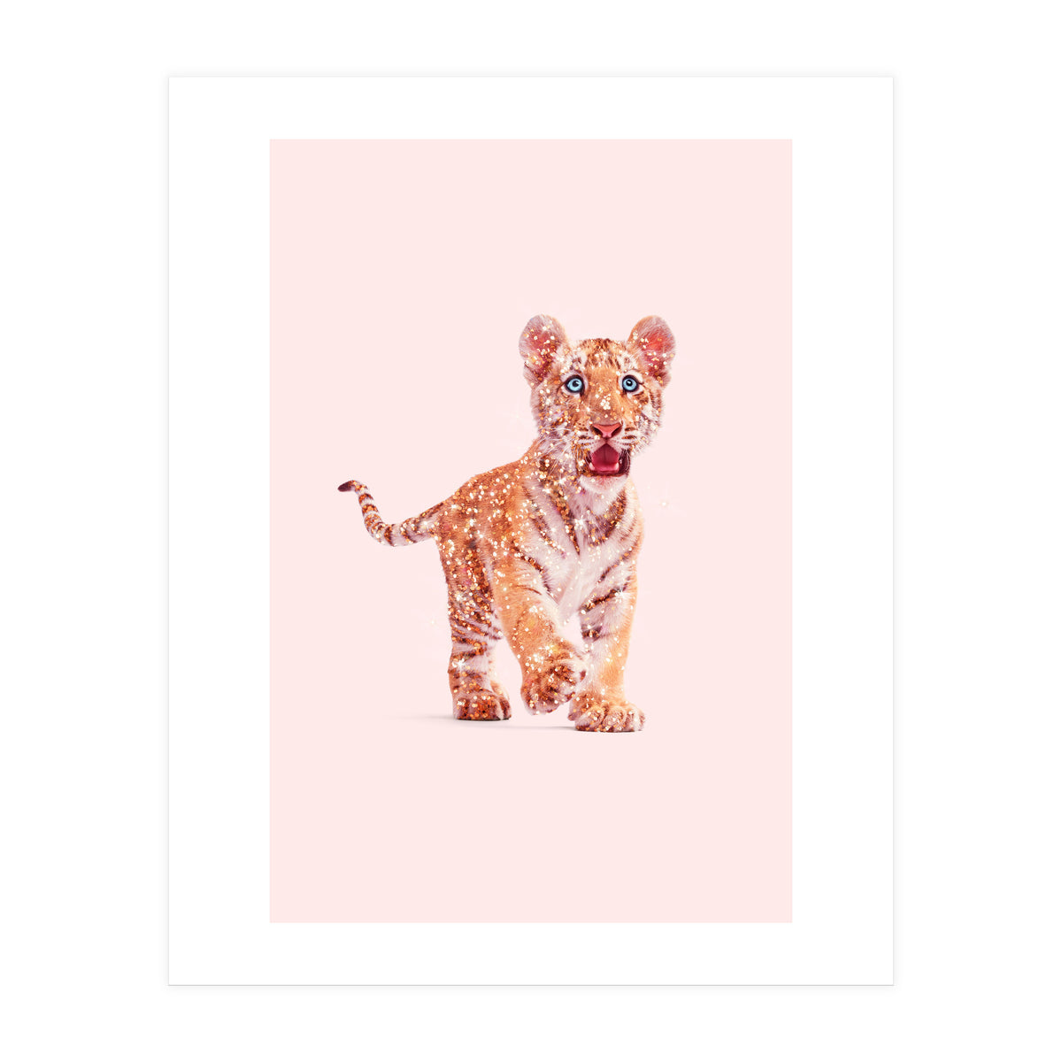 Glitter Tiger (Print Only)