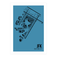 New York JFK Airport Layout (Print Only)