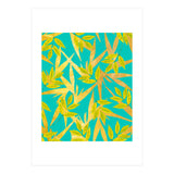 Gold & Teal Florals (Print Only) thumbnail