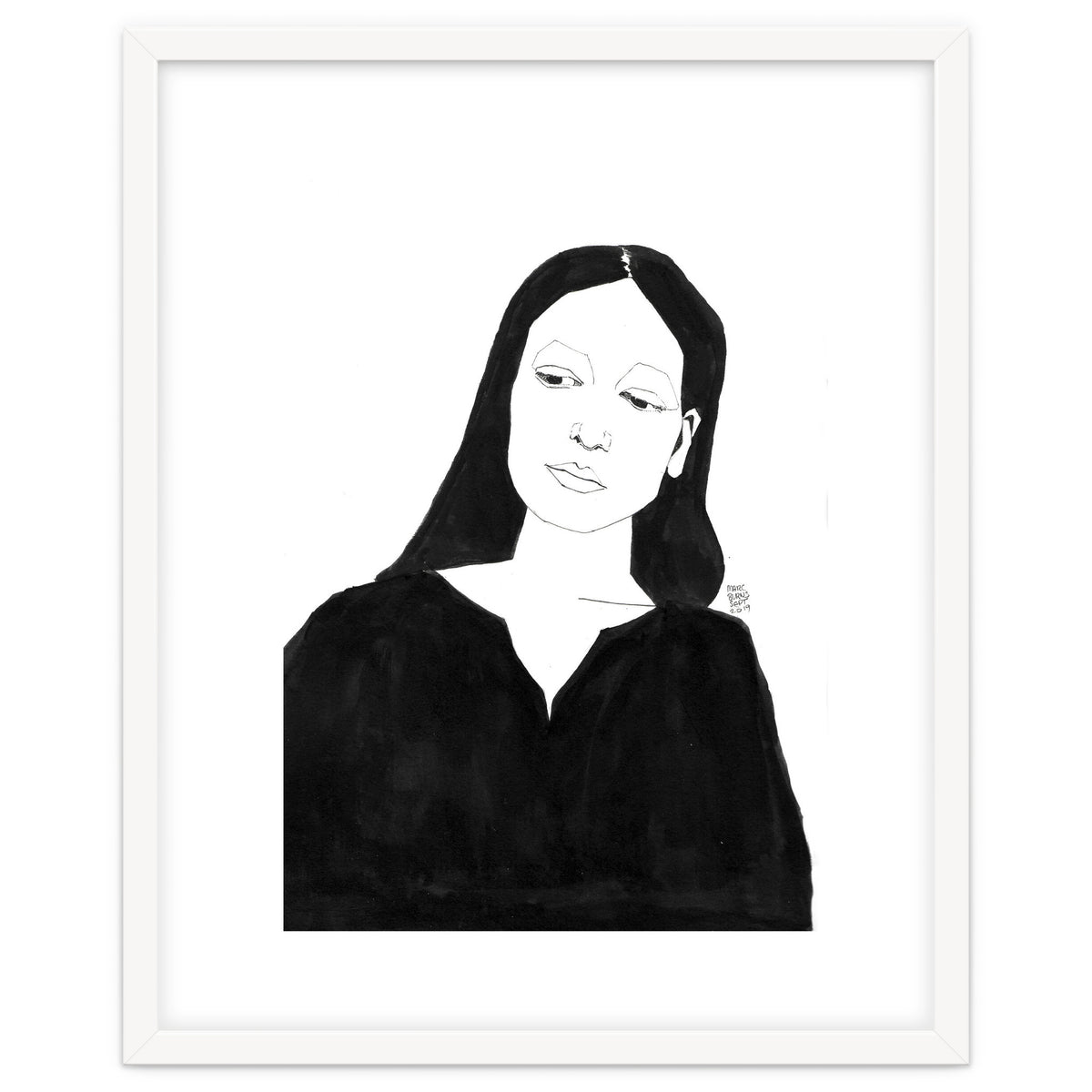 Untitled #36 - Woman in black