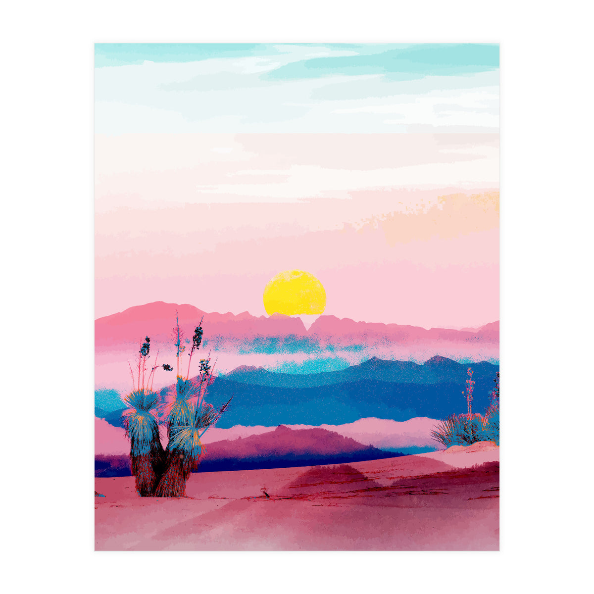 Her Heart Was Made Of Liquid Sunsets (Print Only)