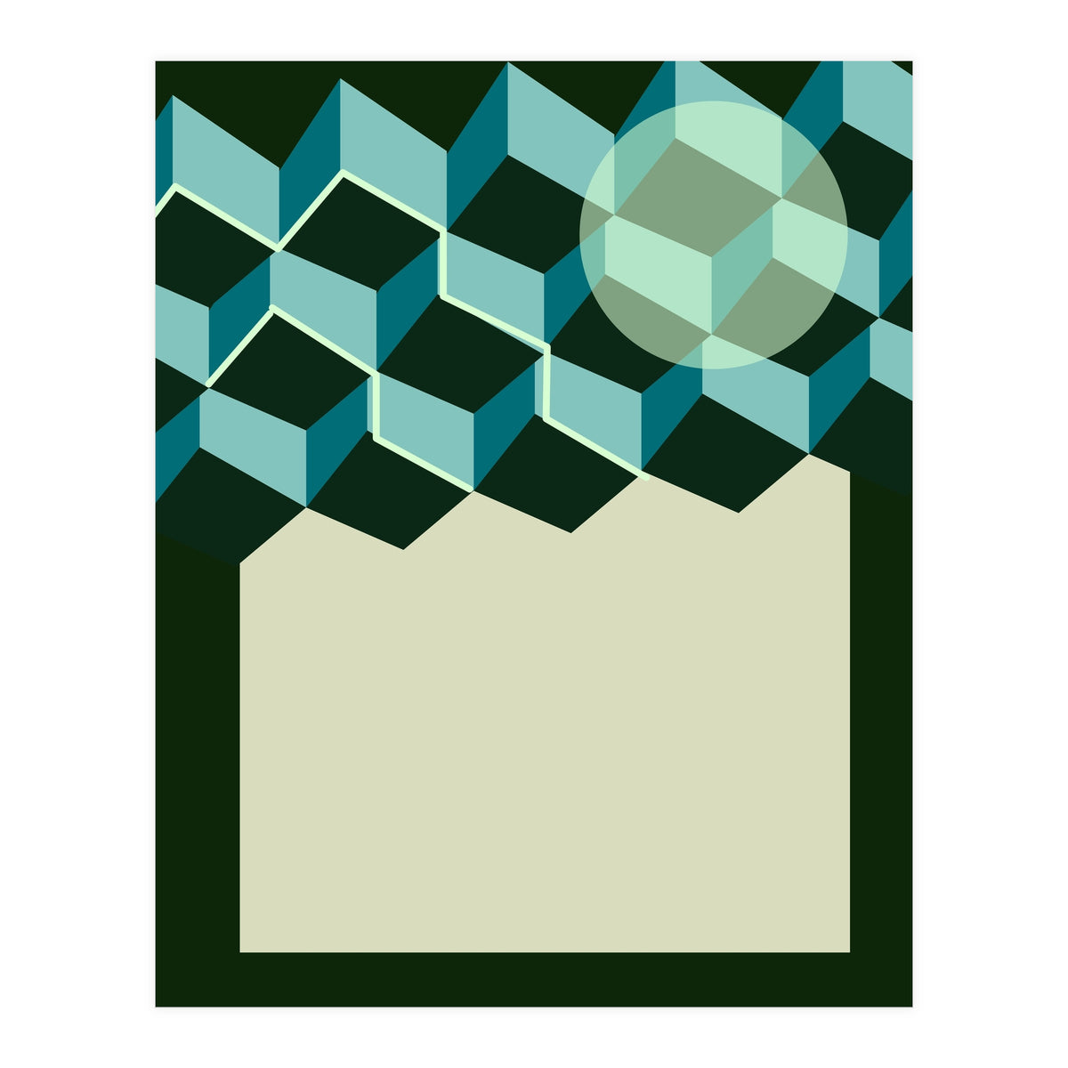 Aurora In The Mountains (Print Only)