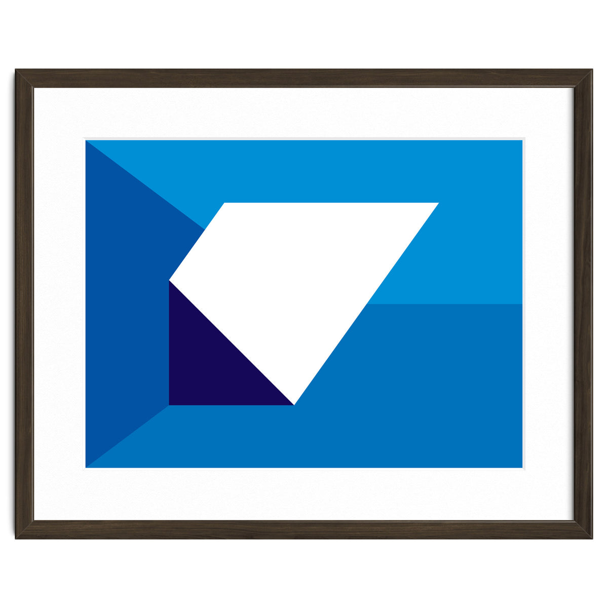 Geometric Shapes No. 32 -  blues