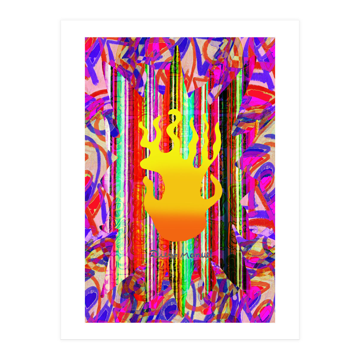 Fuego Y Graffiti 33 (Print Only)