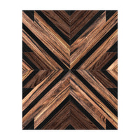 Urban Tribal Pattern No.3 - Wood (Print Only)