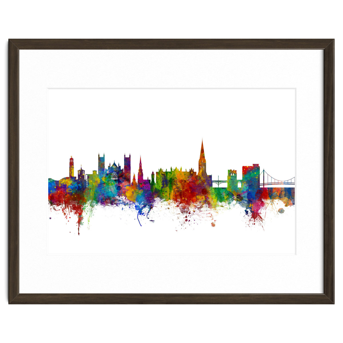 Exeter England Skyline