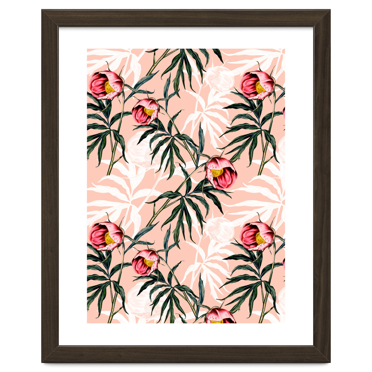 Flowery blooming pink