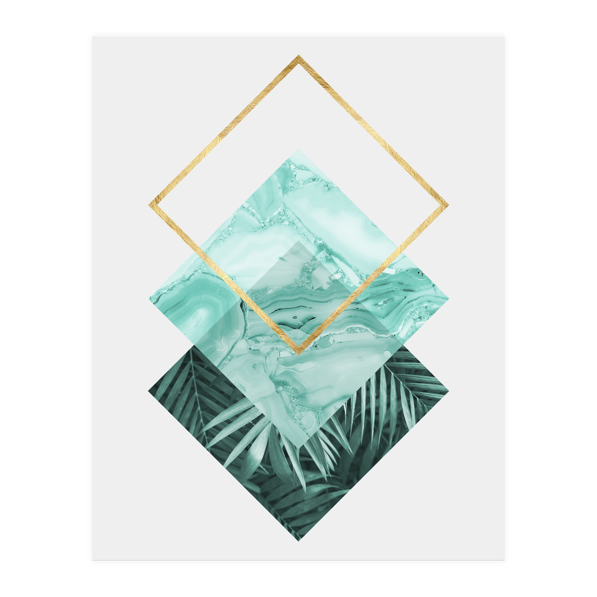 Botanical and geometric VI (Print Only)