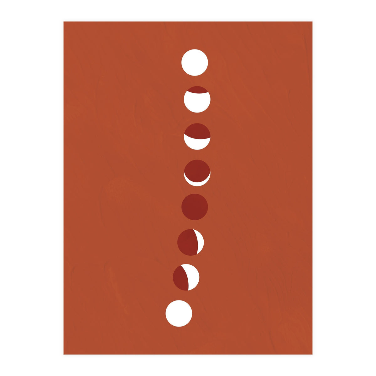 Lunar Eclipse Moon Phases I (Print Only)