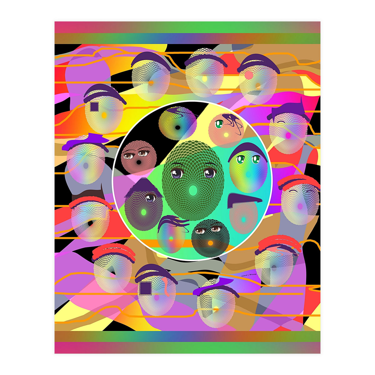 A WORLD OF DIFFERENT PEOPLE (Print Only)