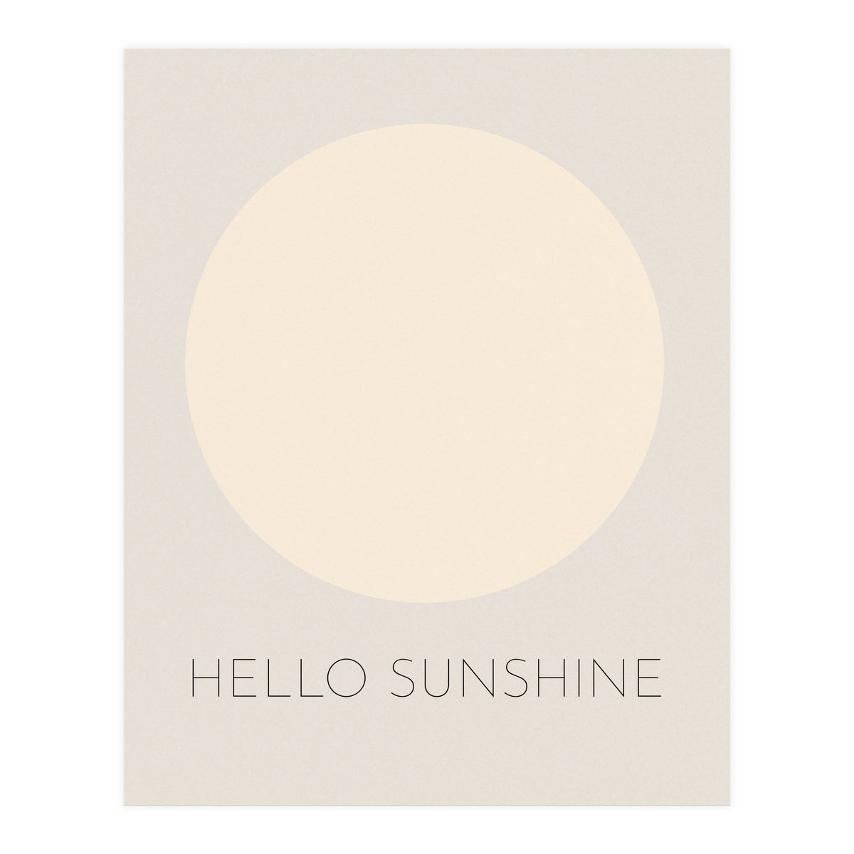 Hello Sunshine (Print Only)