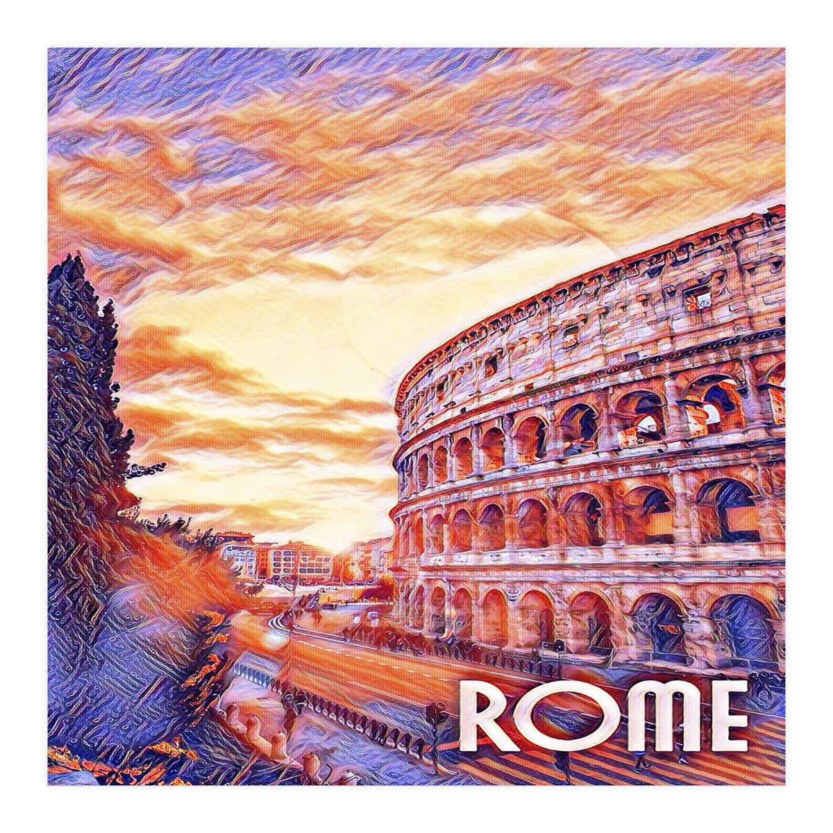 Rome Colosseo, Italy (Print Only)