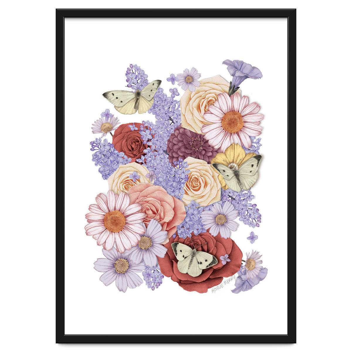 Flowers and Butterflies