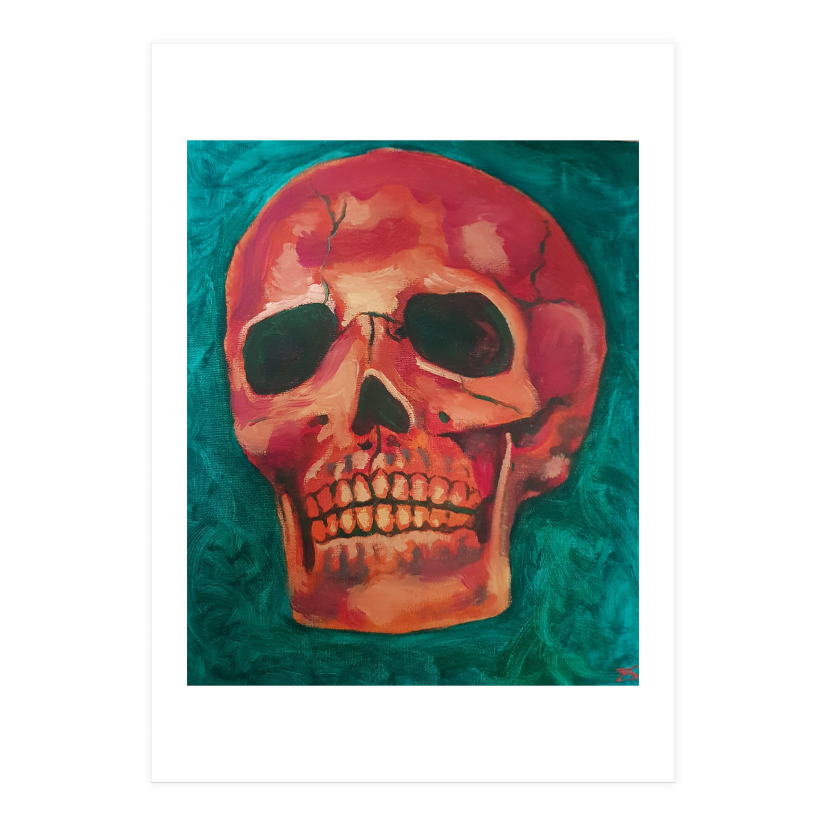 evil skull (Print Only)