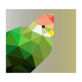 Red Crested Turaco Low Poly Art (Print Only) thumbnail