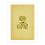 Balancing stones on the retro paper (Print Only) thumbnail